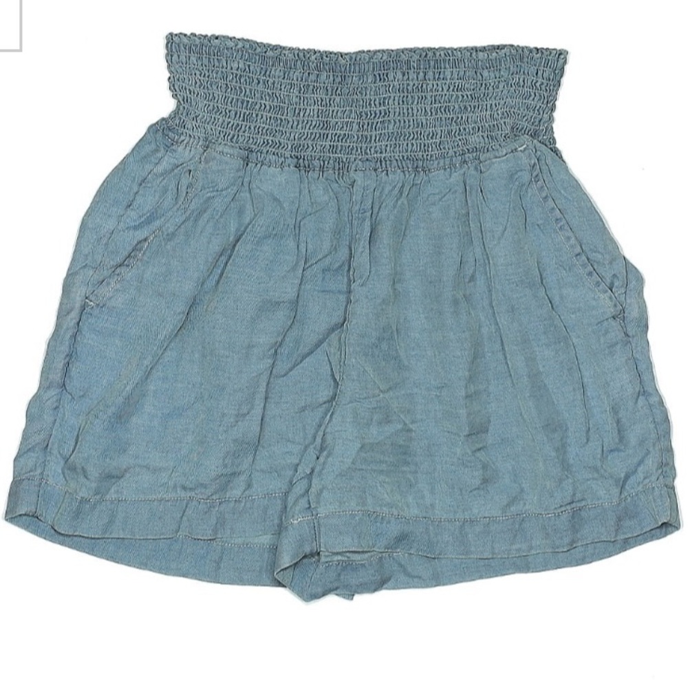 Joie Pull On Light Blue High Waisted Shorts